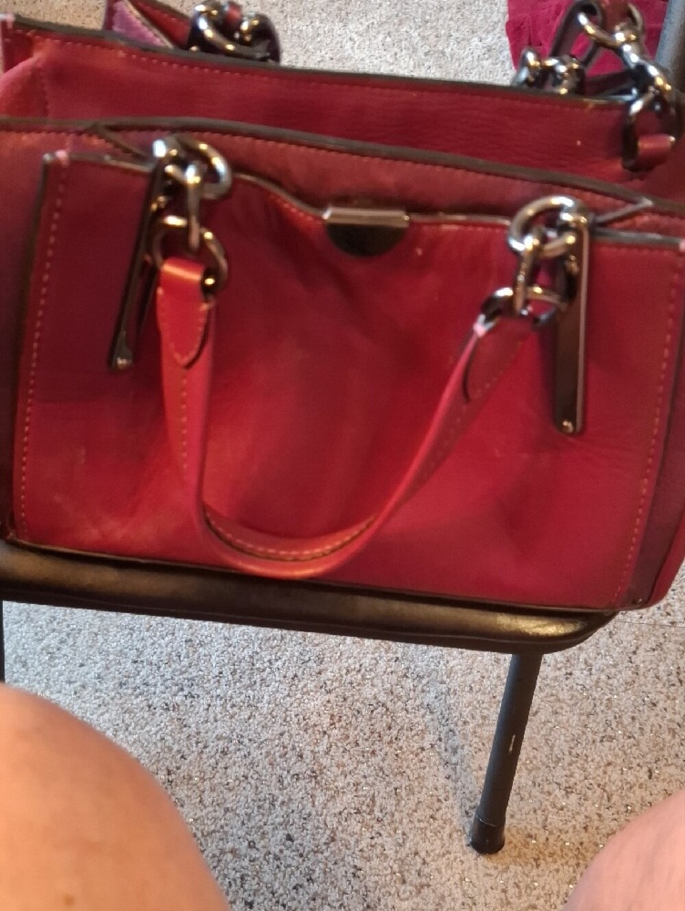 Coach Dreamer Classic Structured Women’s Handbag in Deep Pink Crossbody - Picture 12 of 14